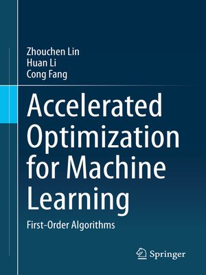 cover image of Accelerated Optimization for Machine Learning
